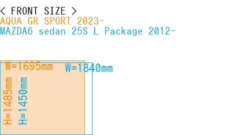 #AQUA GR SPORT 2023- + MAZDA6 sedan 25S 
L Package 2012-